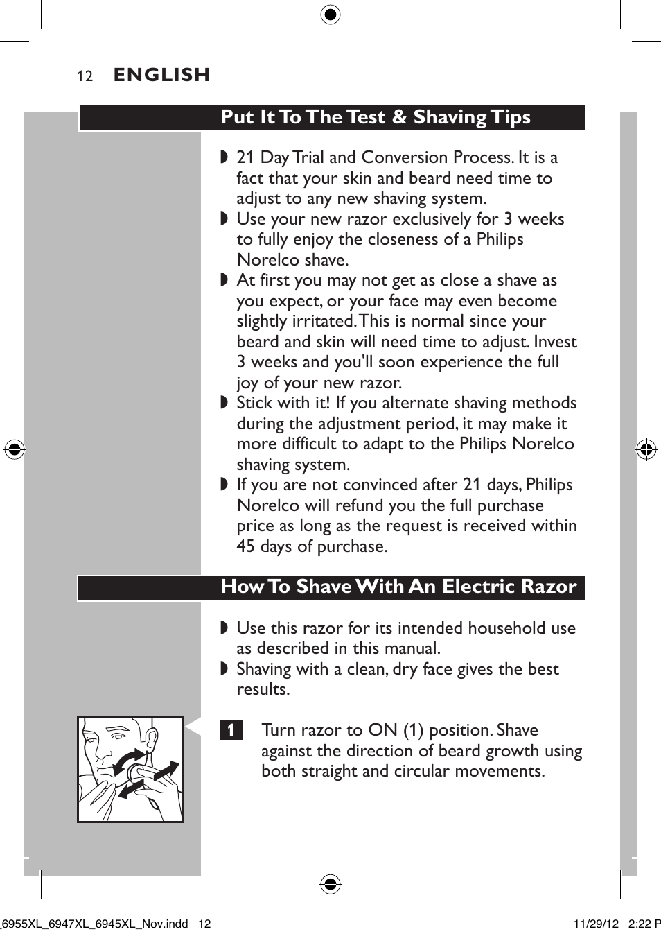 Philips 6947XL-41 User Manual | Page 12 / 40