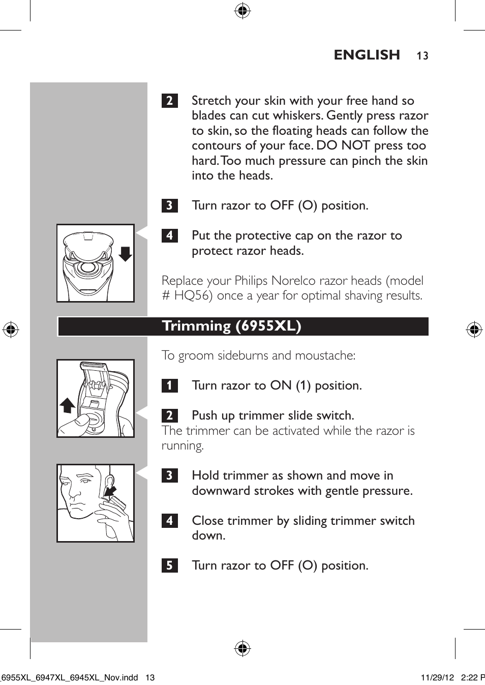 Philips 6947XL-41 User Manual | Page 13 / 40