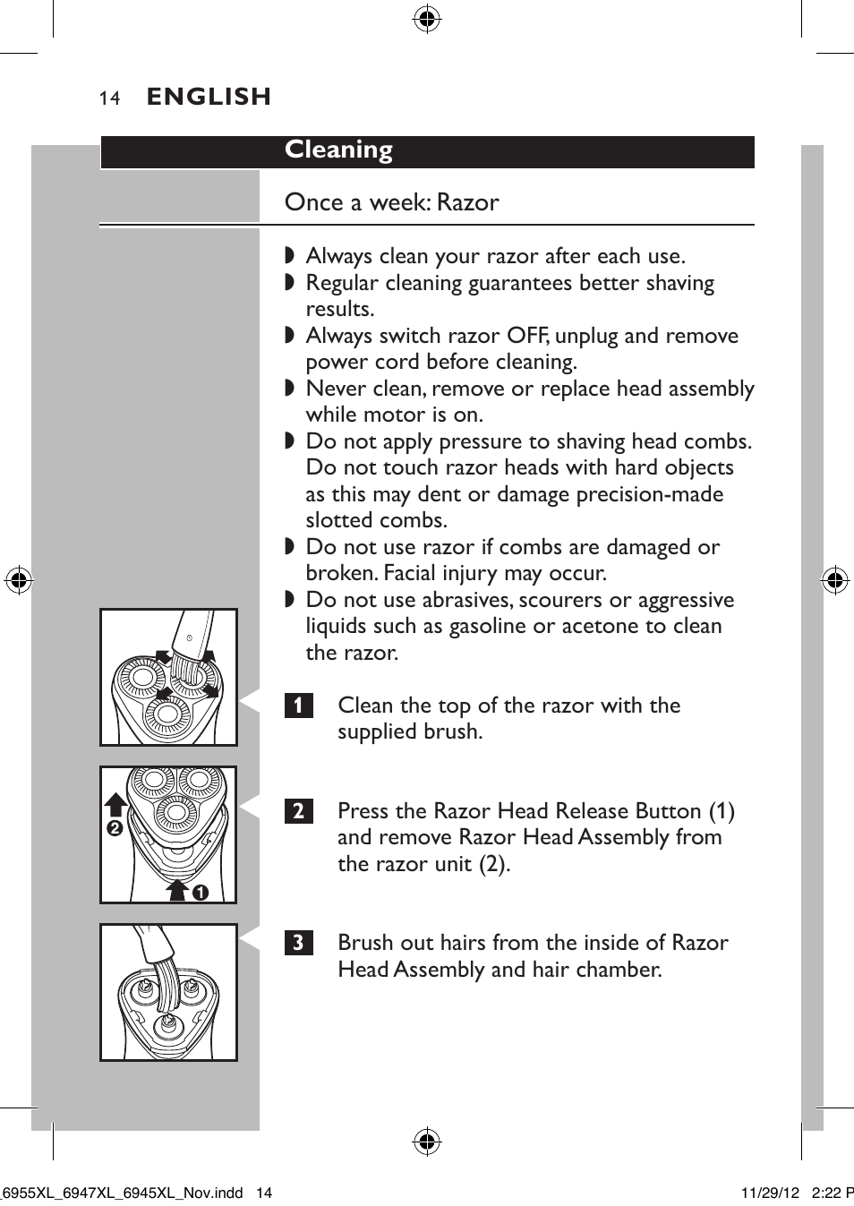 Philips 6947XL-41 User Manual | Page 14 / 40