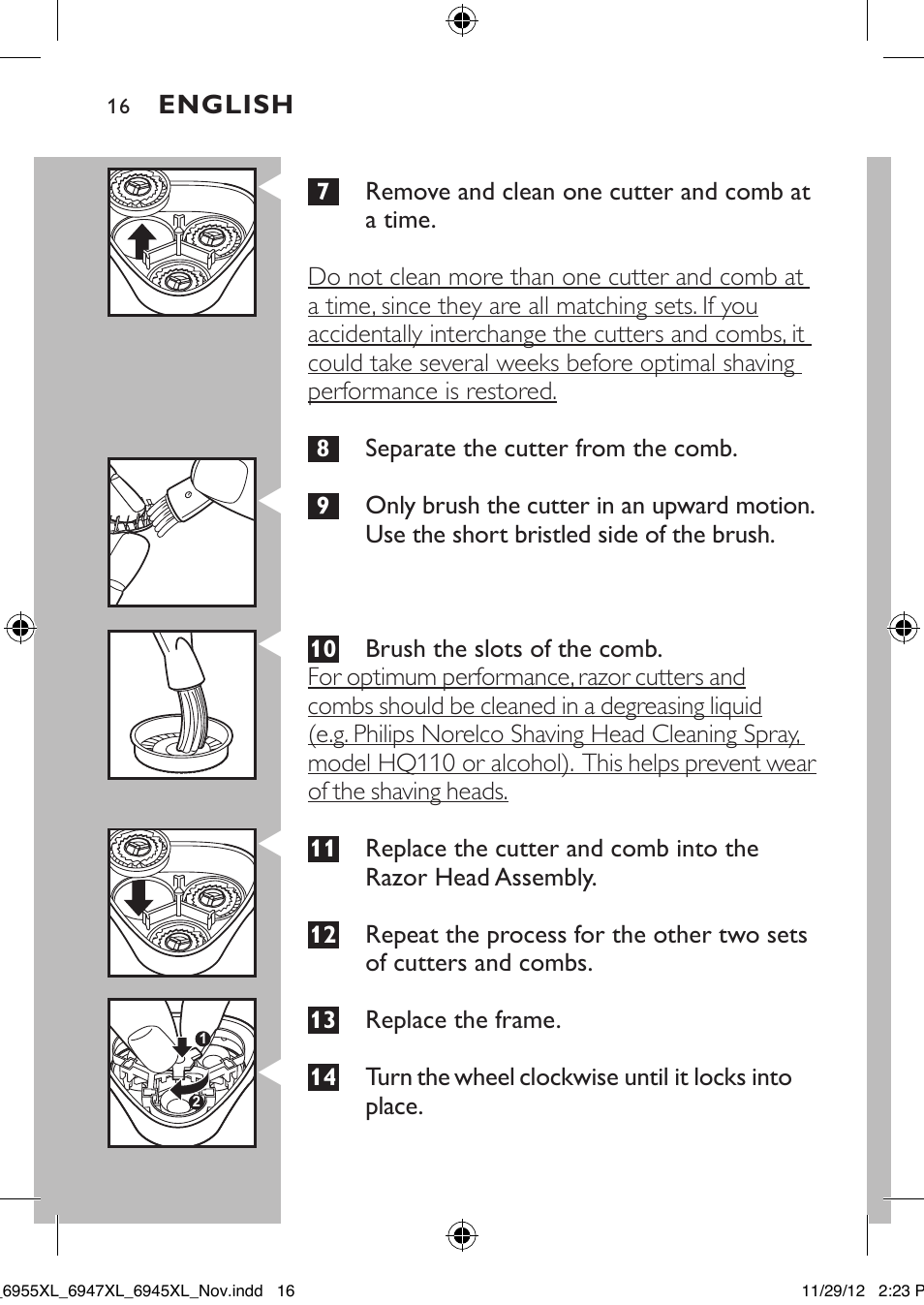 Philips 6947XL-41 User Manual | Page 16 / 40