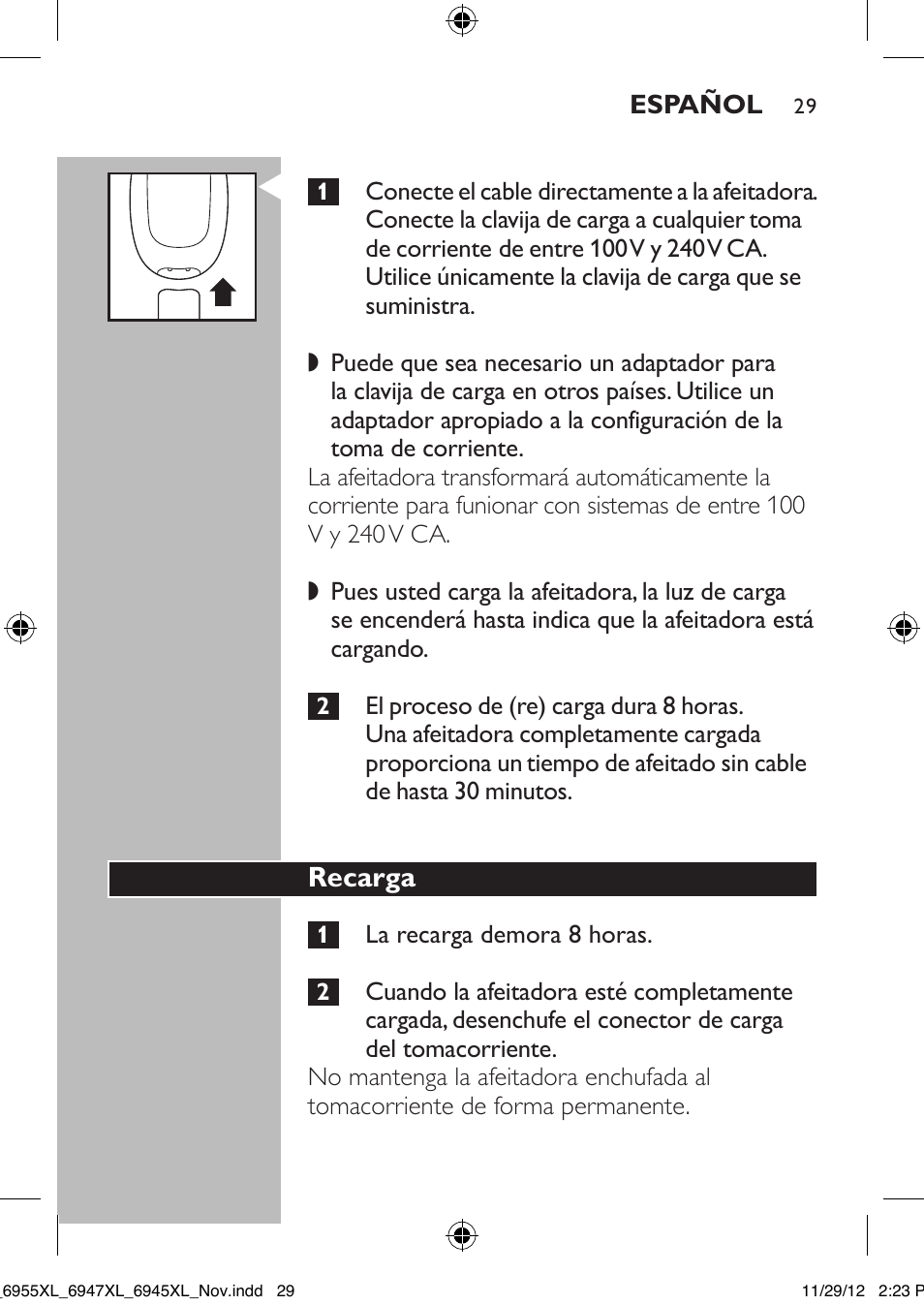 Philips 6947XL-41 User Manual | Page 29 / 40