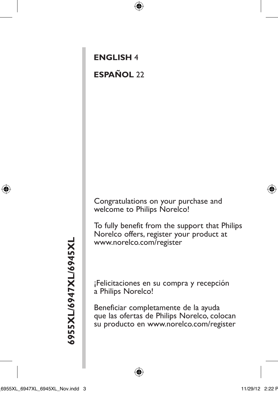 Philips 6947XL-41 User Manual | Page 3 / 40