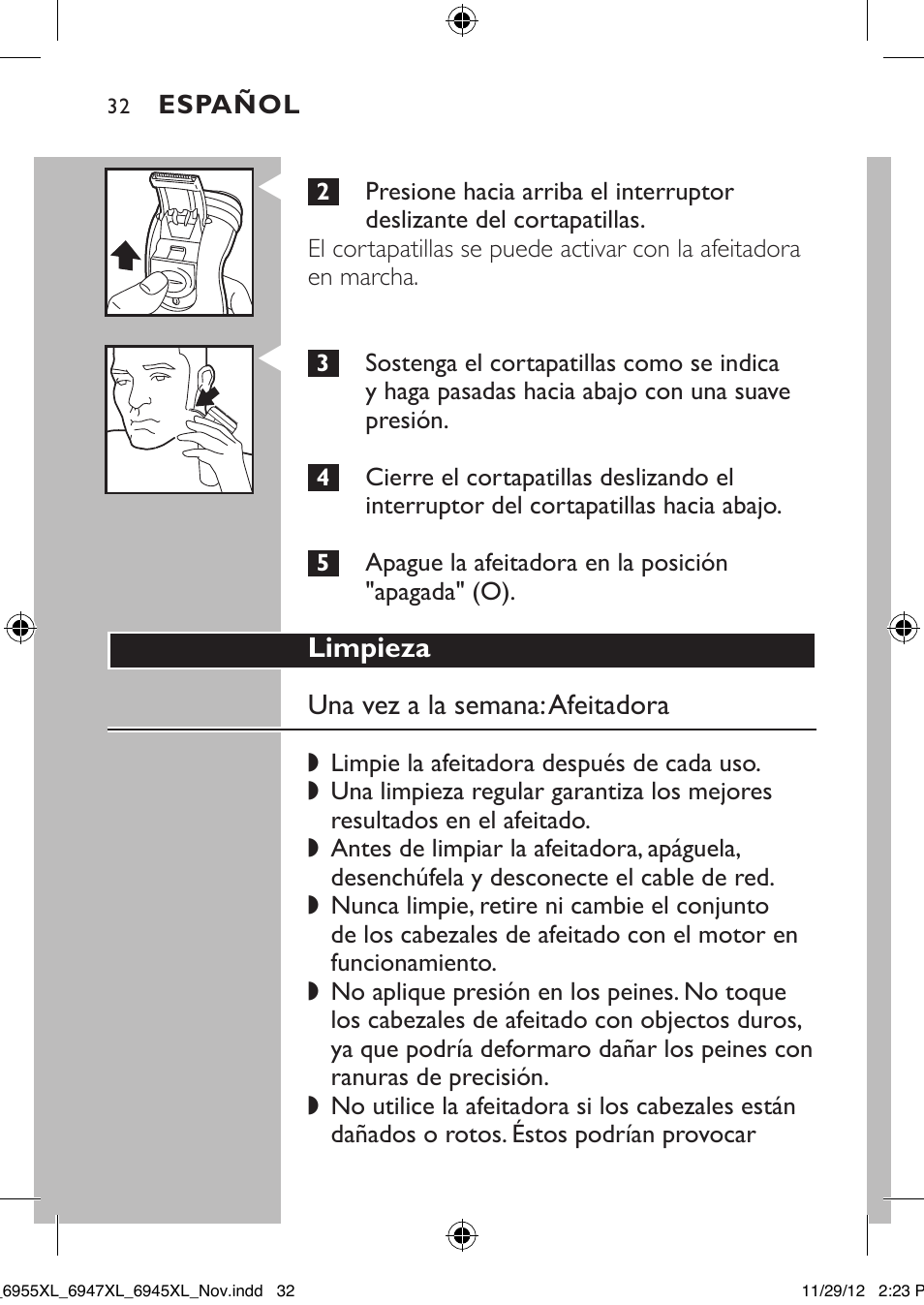 Philips 6947XL-41 User Manual | Page 32 / 40