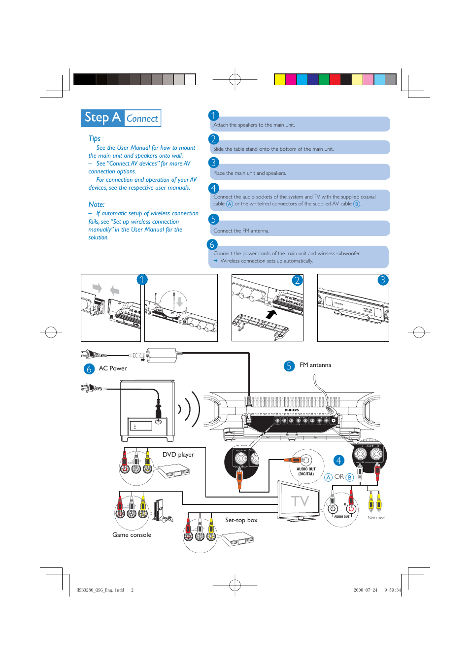 Tips | Philips SoundBar Micro Hi-Fi System HSB3280 User Manual | Page 2 / 4