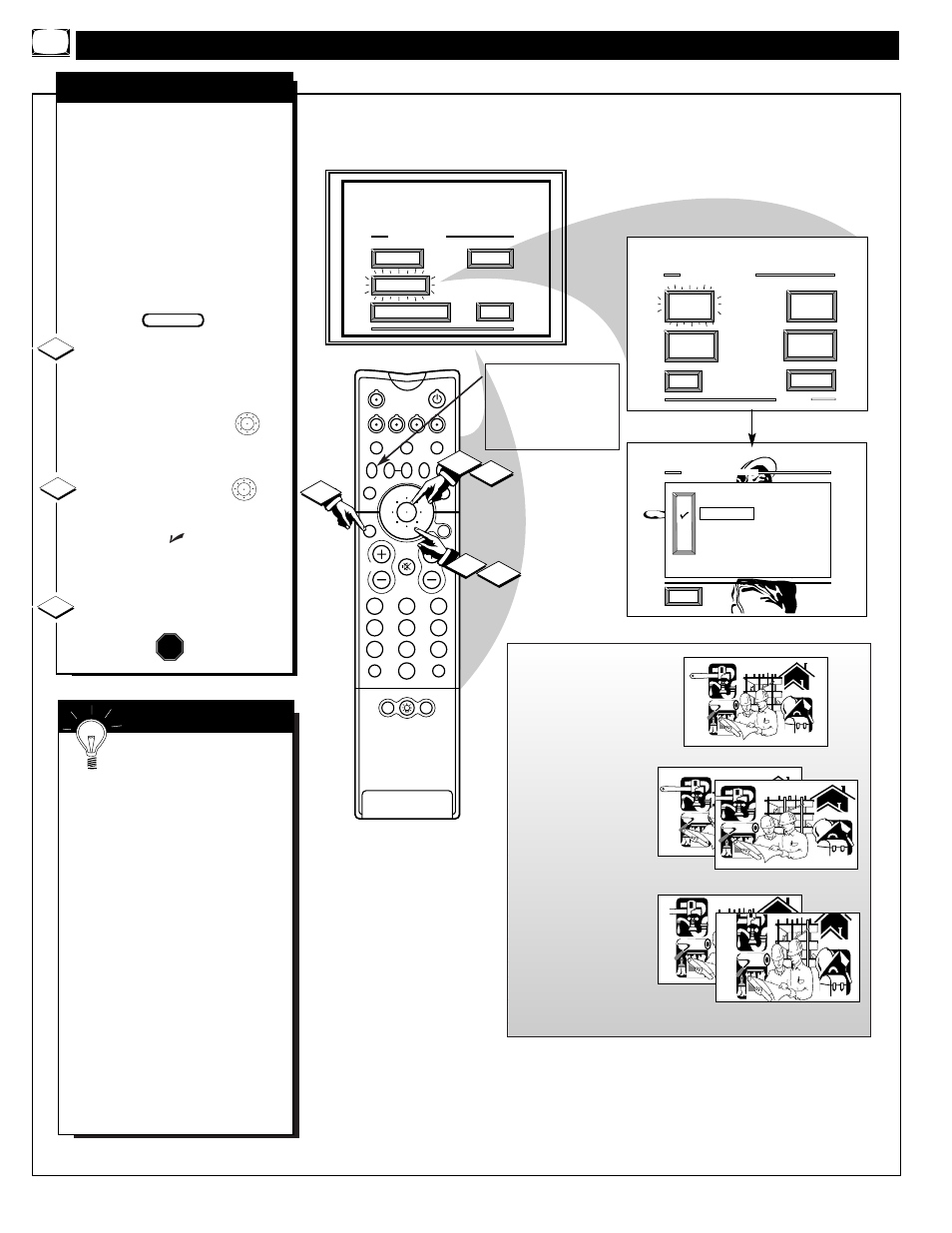 Eature, Ontrol, Djustments | Philips 60PP970199 User Manual | Page 10 / 58