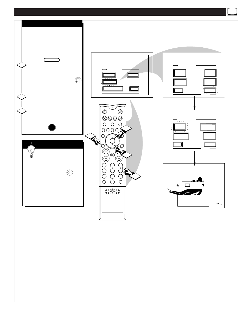 Eature, Ontrols, Continued | Set clock | Philips 60PP970199 User Manual | Page 15 / 58