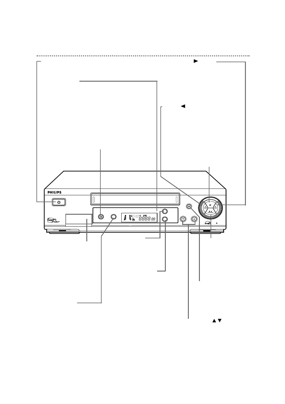 22 front panel | Philips VR960BPH User Manual | Page 22 / 72