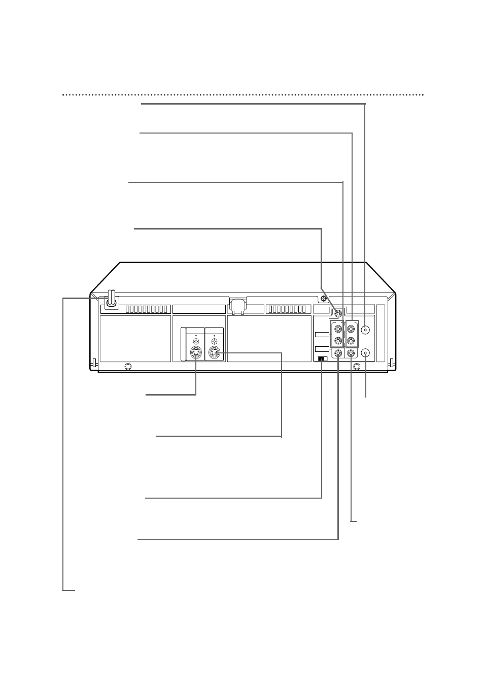 Rear panel 23 | Philips VR960BPH User Manual | Page 23 / 72