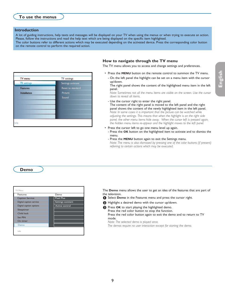 Demo | Philips 50PFP5332D-37B User Manual | Page 17 / 45