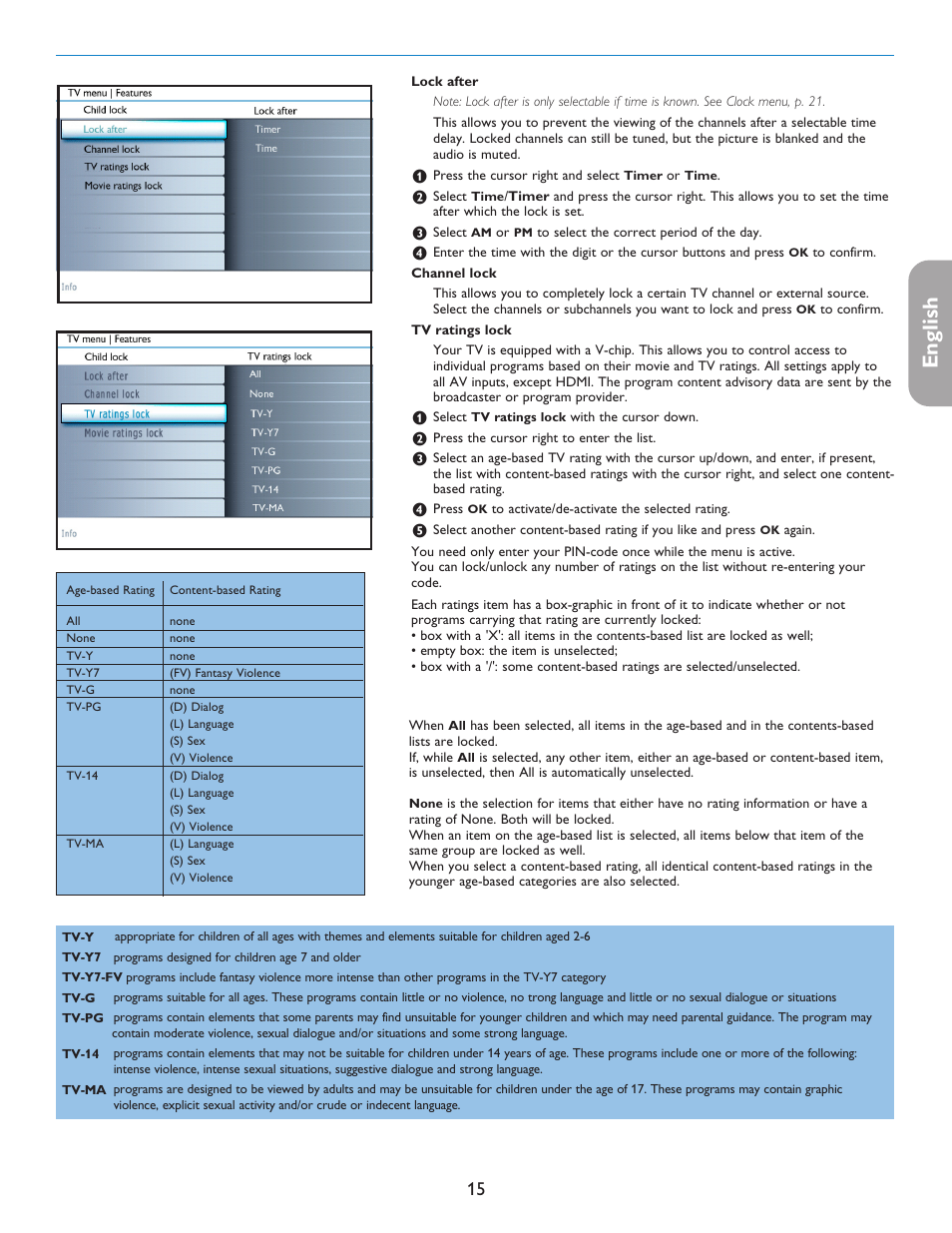 English française español | Philips 50PFP5332D-37B User Manual | Page 23 / 45