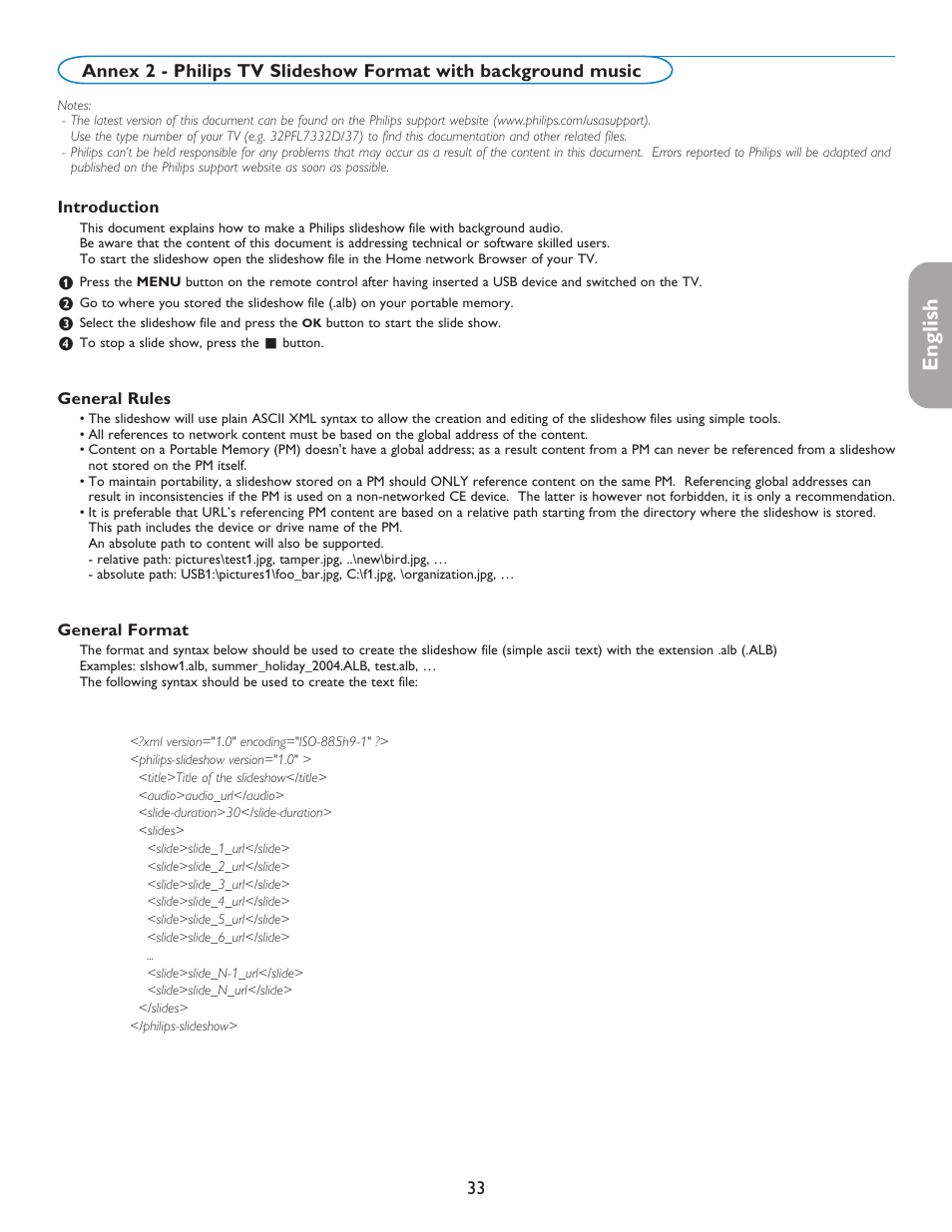 English française español | Philips 50PFP5332D-37B User Manual | Page 41 / 45
