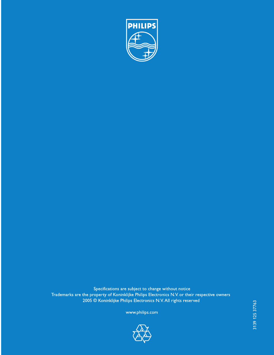 Philips 50PFP5332D-37B User Manual | Page 45 / 45