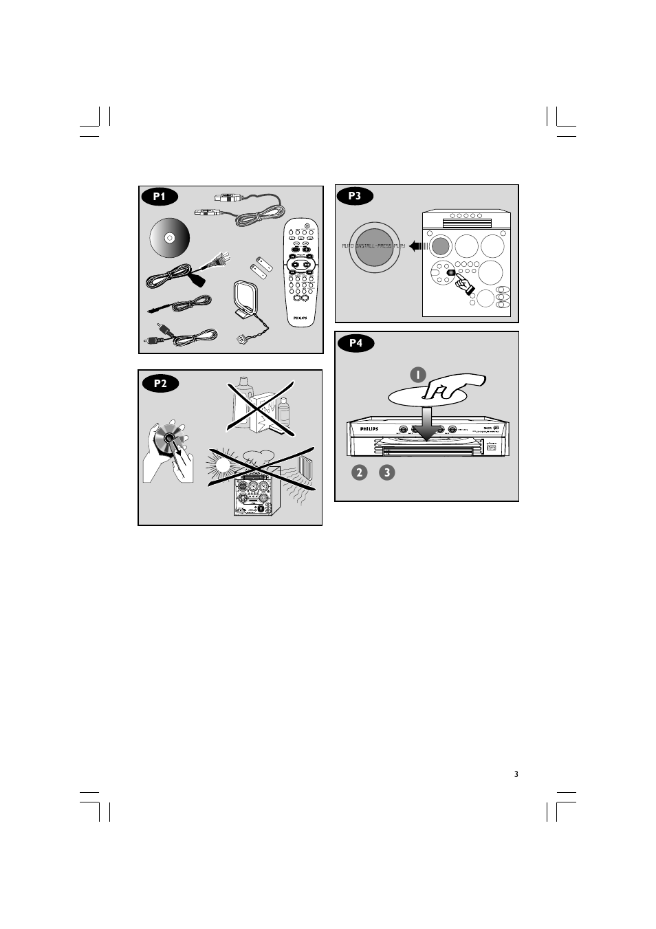 Philips FWM779-37B User Manual | Page 3 / 30