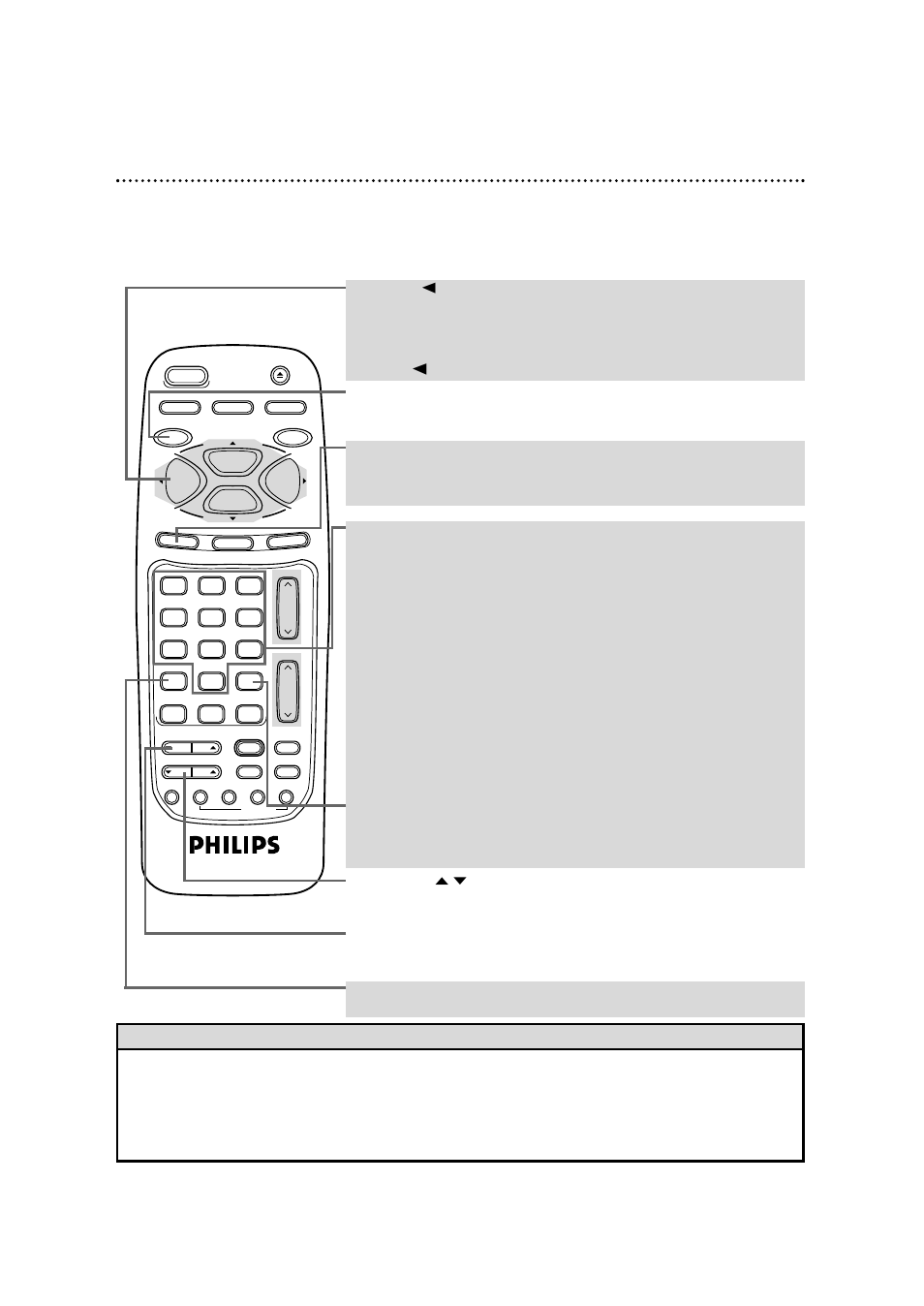 Remote control buttons (cont’d) 25, Helpful hints, O/ p | Philips VRB664AT User Manual | Page 25 / 68