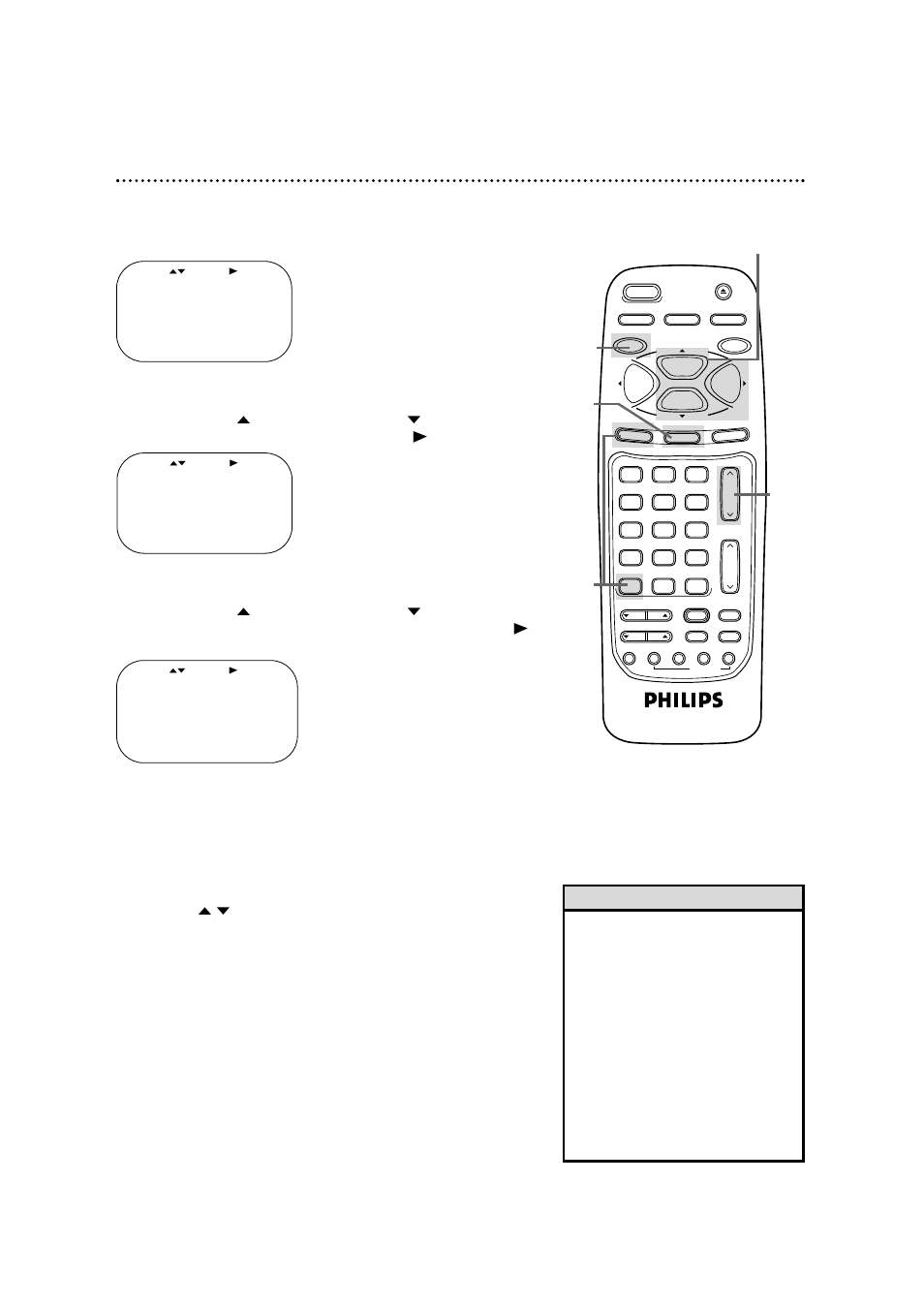 56 multi-channel television sound system (cont’d), Helpful hints | Philips VRB664AT User Manual | Page 56 / 68
