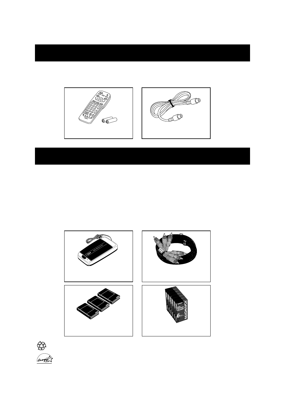 Upplied, Ccessories, Ptional | Philips VRB664AT User Manual | Page 68 / 68