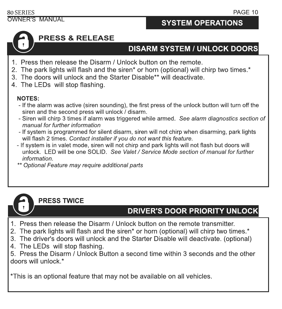 Ultra Start 80 Series User Manual | Page 10 / 24