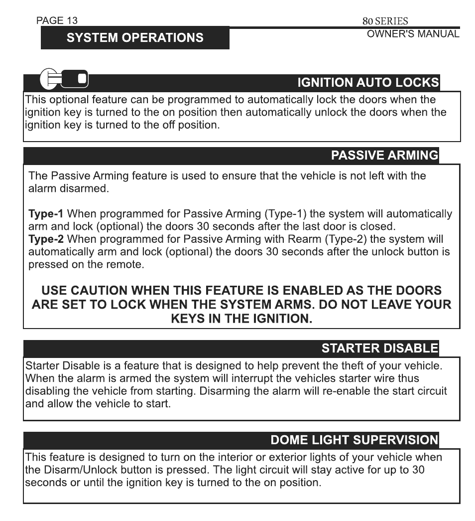 Ultra Start 80 Series User Manual | Page 13 / 24