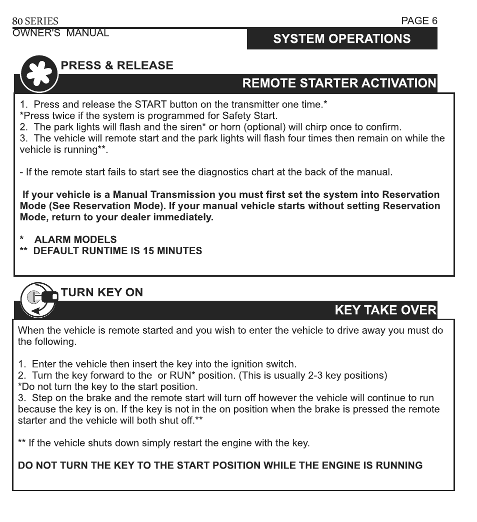 Ultra Start 80 Series User Manual | Page 6 / 24