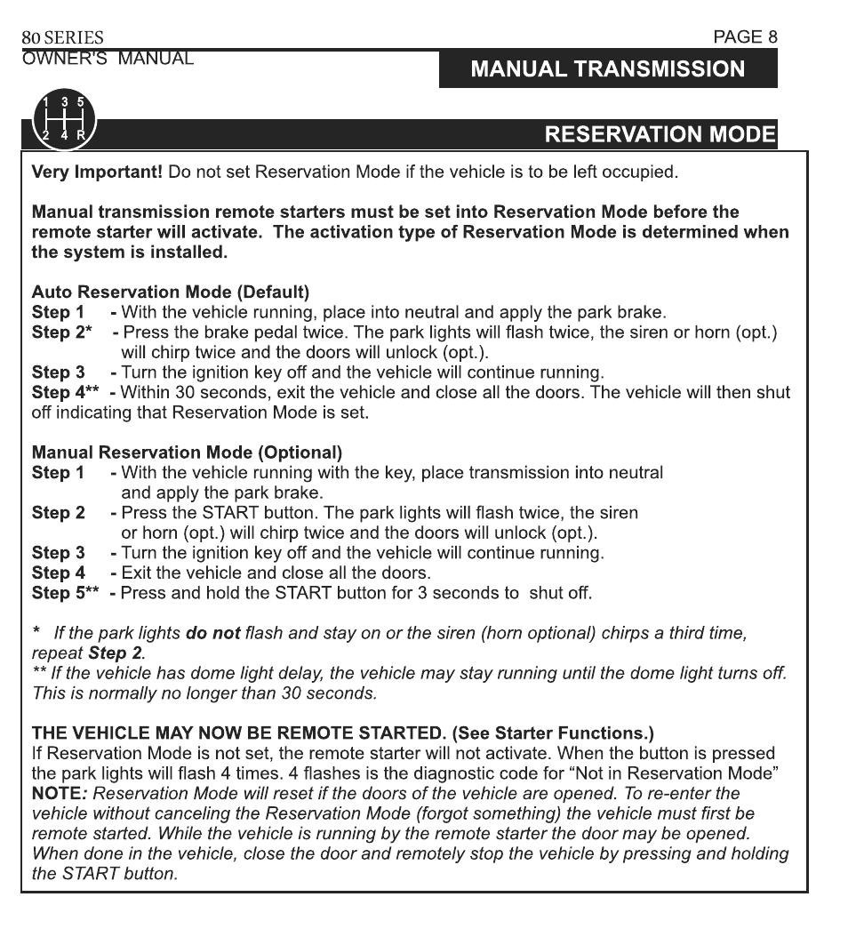 Ultra Start 80 Series User Manual | Page 8 / 24