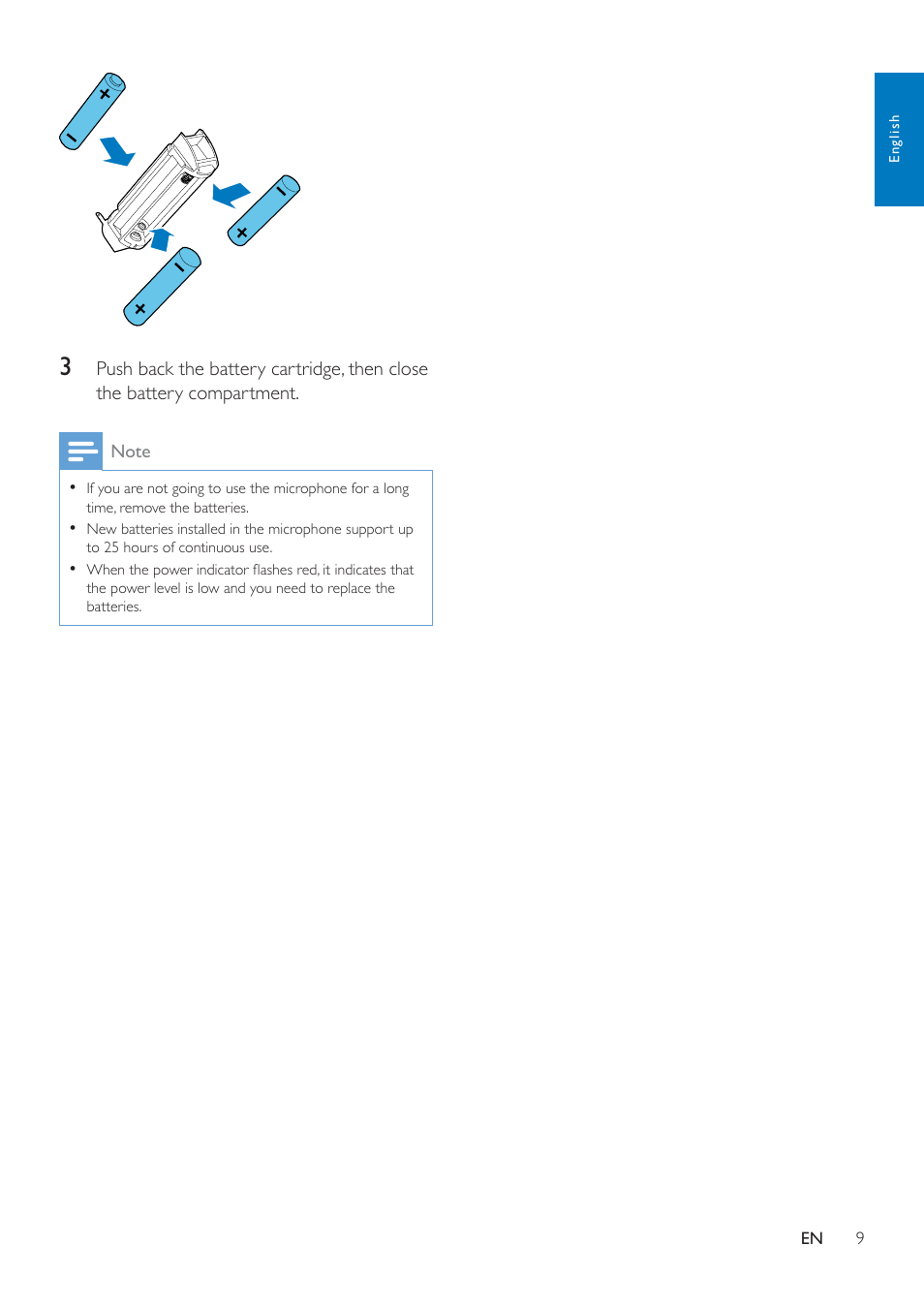 Philips wireless microphone & Bluetooth® speaker AEA7000 for iPad User Manual | Page 11 / 18