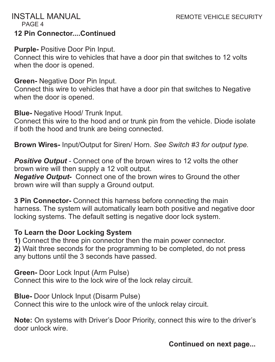 Ultra Start KEU-300 Series User Manual | Page 4 / 8