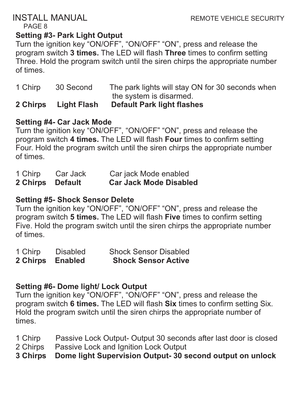 Ultra Start KEU-300 Series User Manual | Page 8 / 8