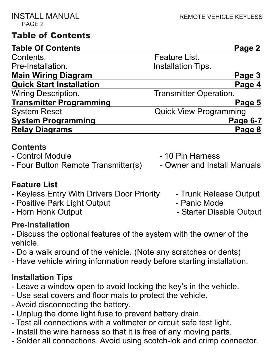 Ultra Start KE-5 User Manual | Page 2 / 8