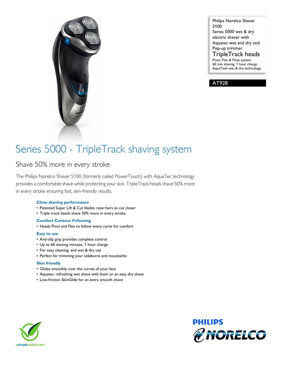 Philips AT928-41 User Manual | 3 pages