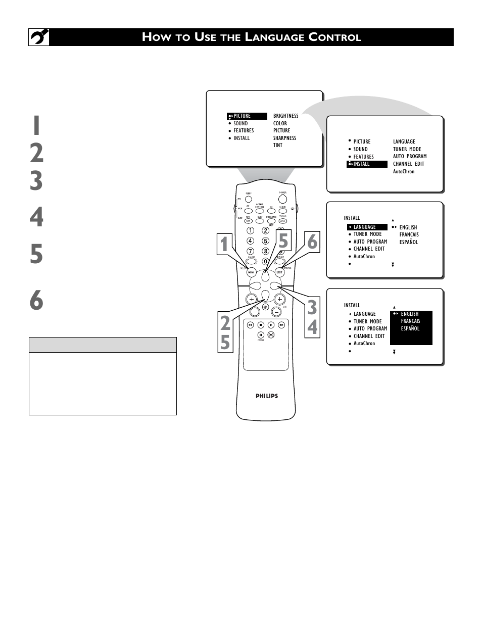 Philips 30PW850H User Manual | Page 6 / 56