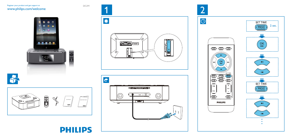 Philips DC291-17 User Manual | 2 pages