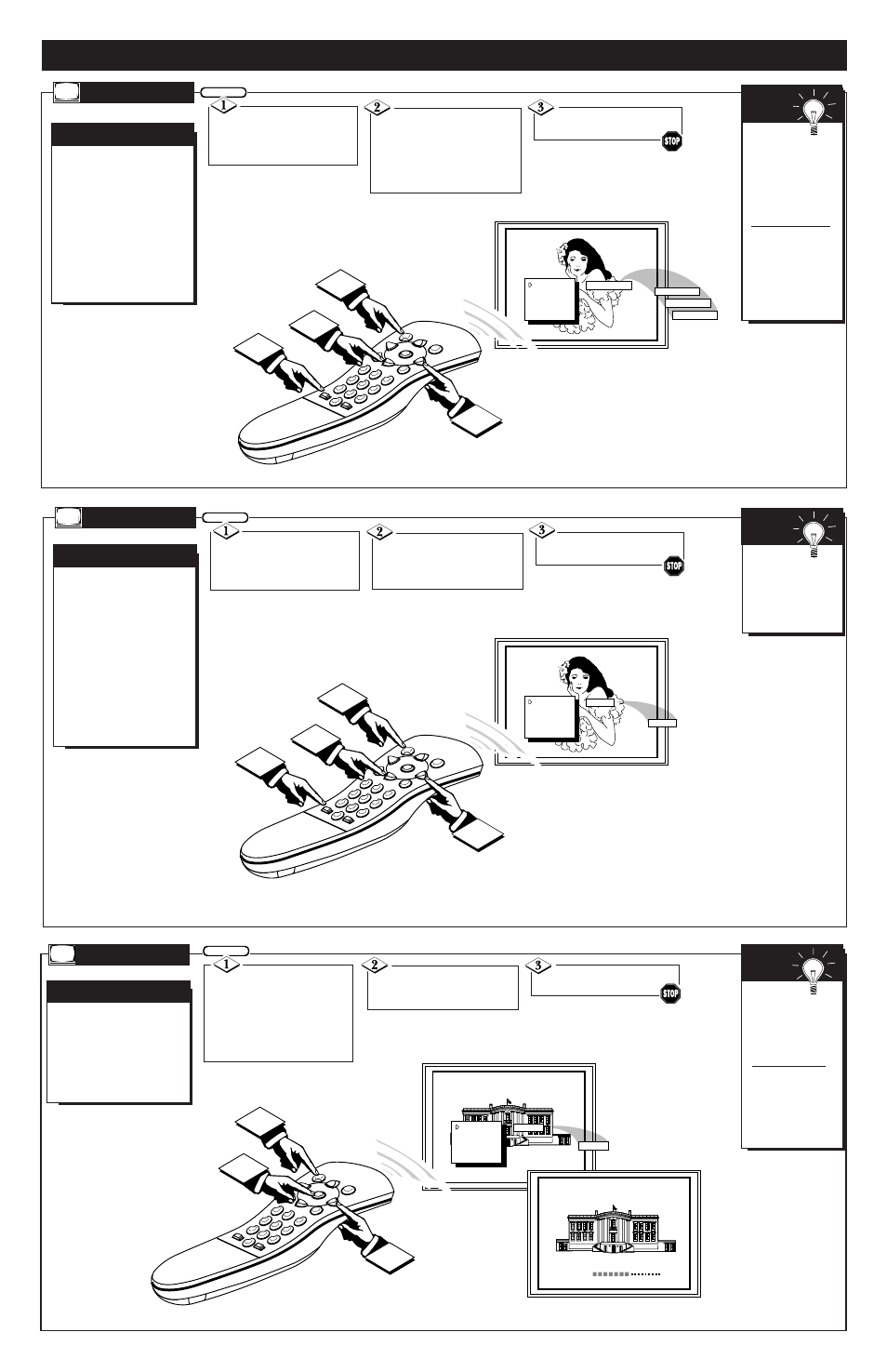 Menu c, Creen, Ontrols | Continued, Mart, Olume | Philips TR2517C User Manual | Page 5 / 8