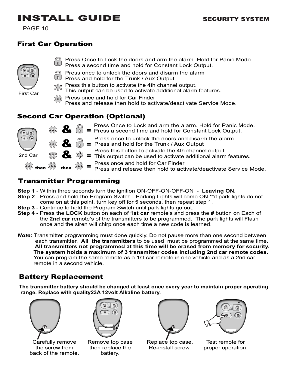 Install guide | Ultra Start 600 Series User Manual | Page 10 / 12