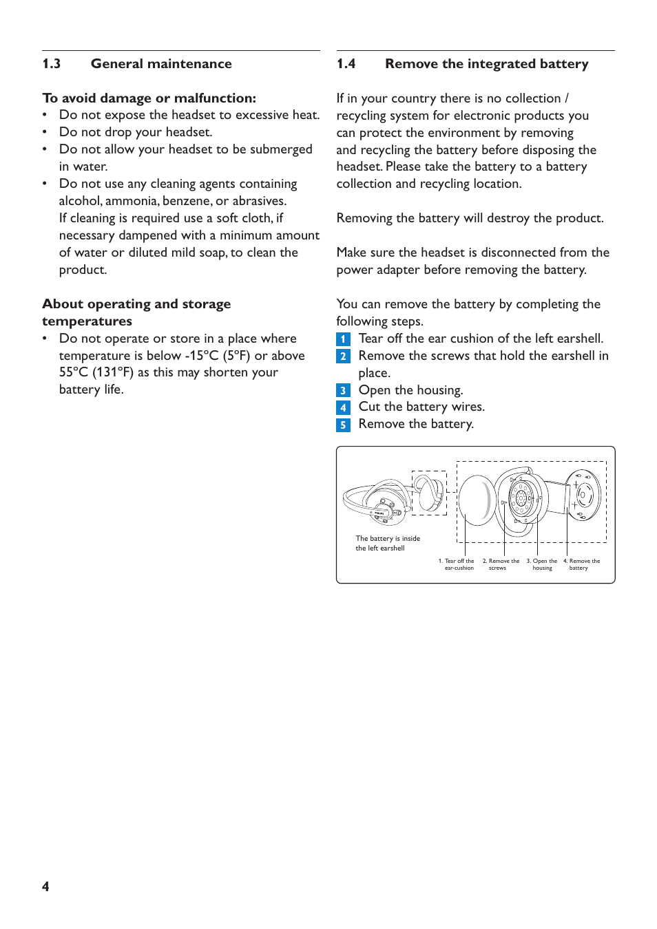 Philips SHB6110-37 User Manual | Page 4 / 17