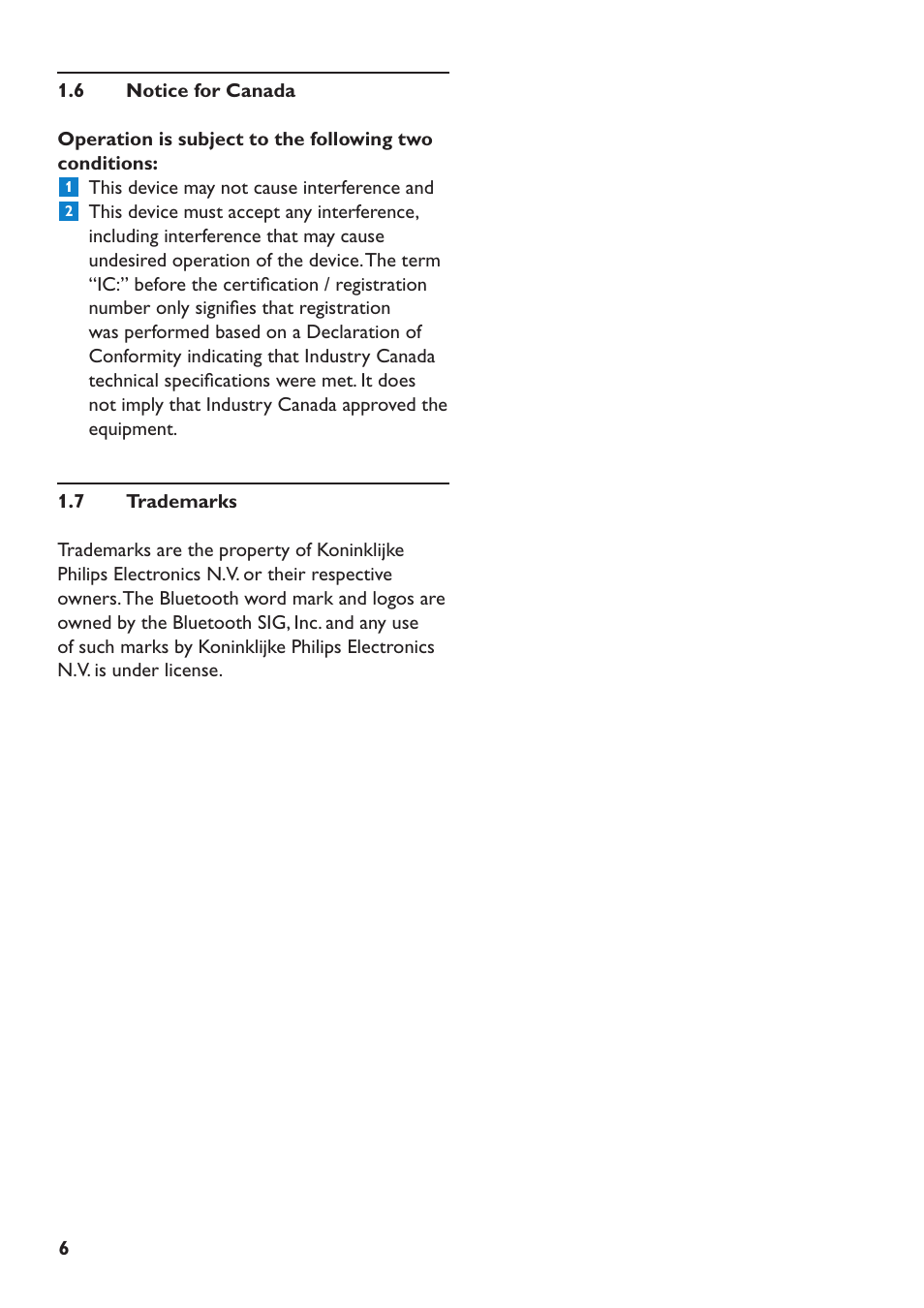 Philips SHB6110-37 User Manual | Page 6 / 17