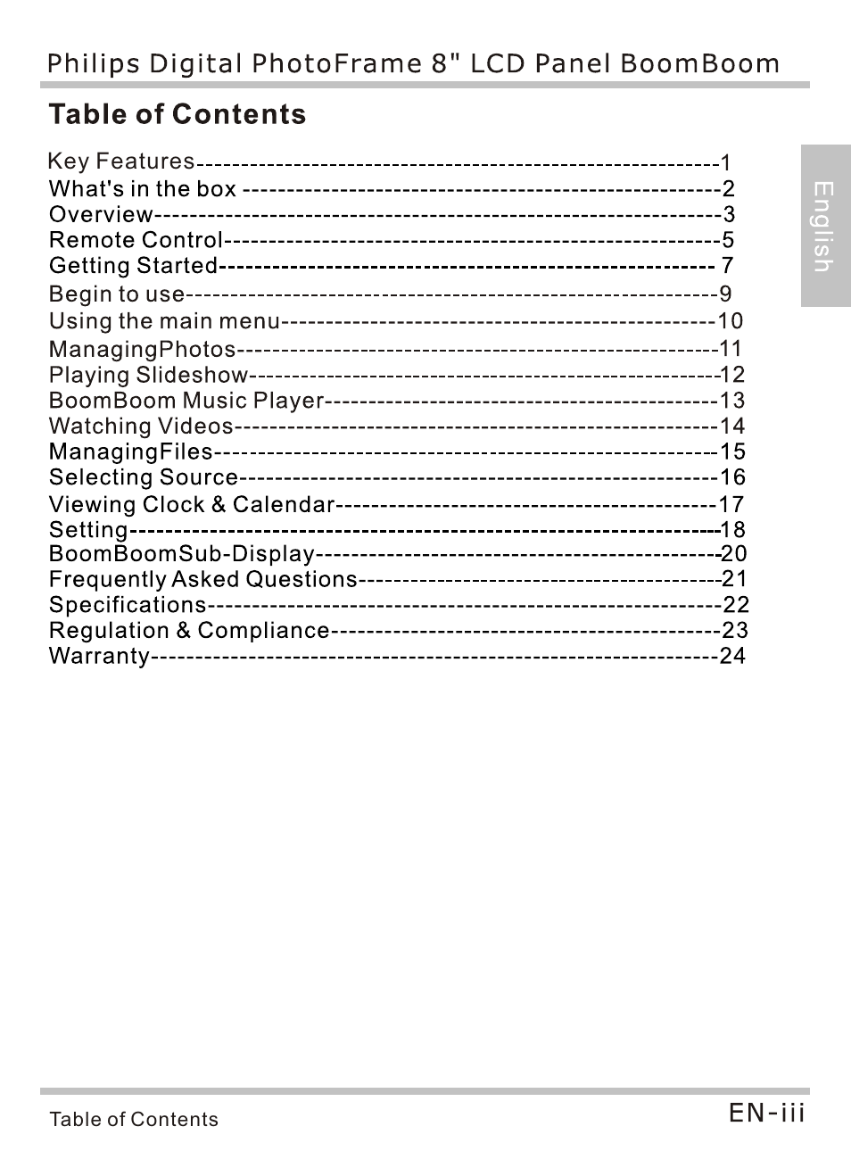 Philips SPF4080P-G7 User Manual | Page 5 / 86