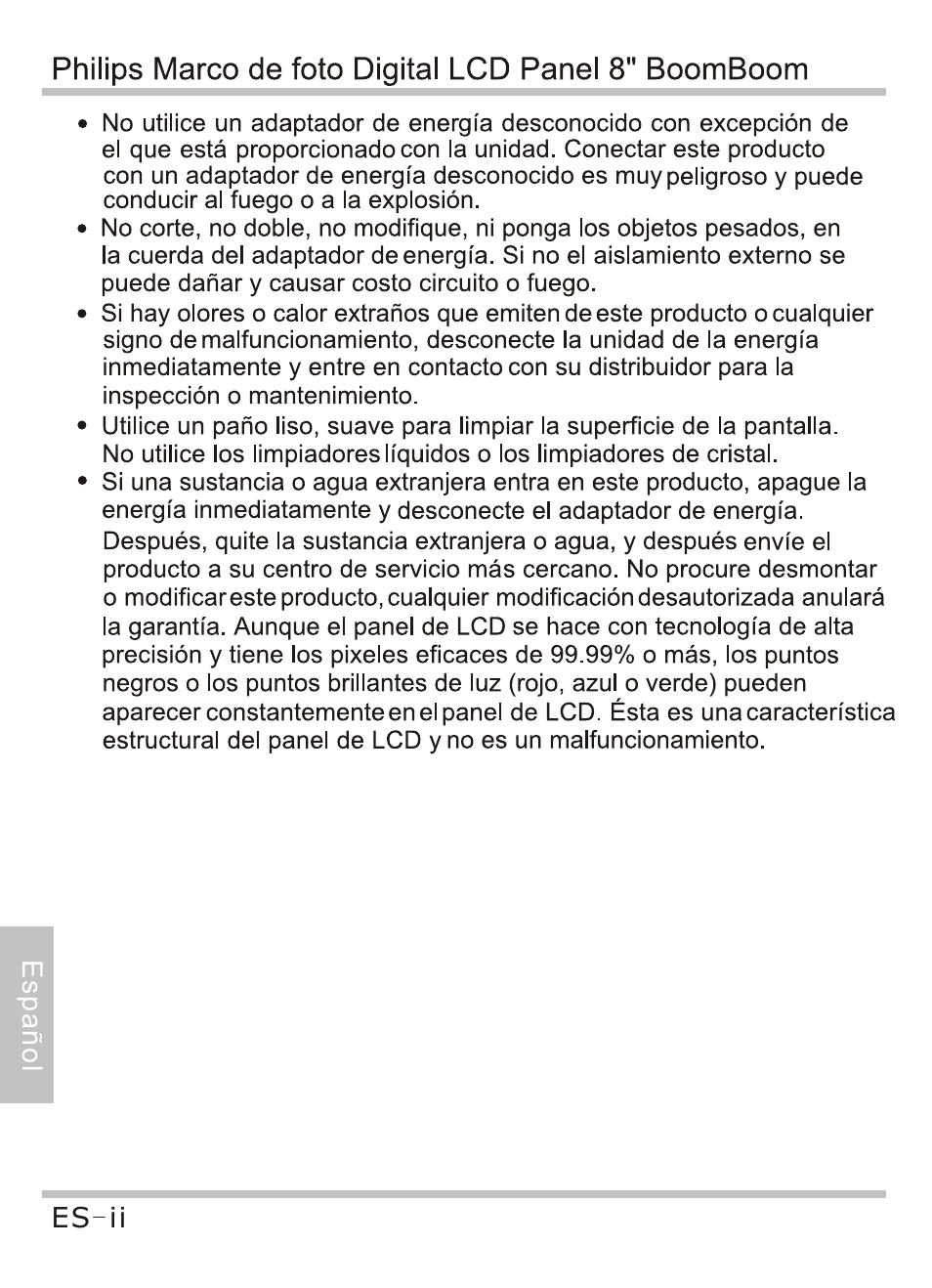 Philips SPF4080P-G7 User Manual | Page 60 / 86
