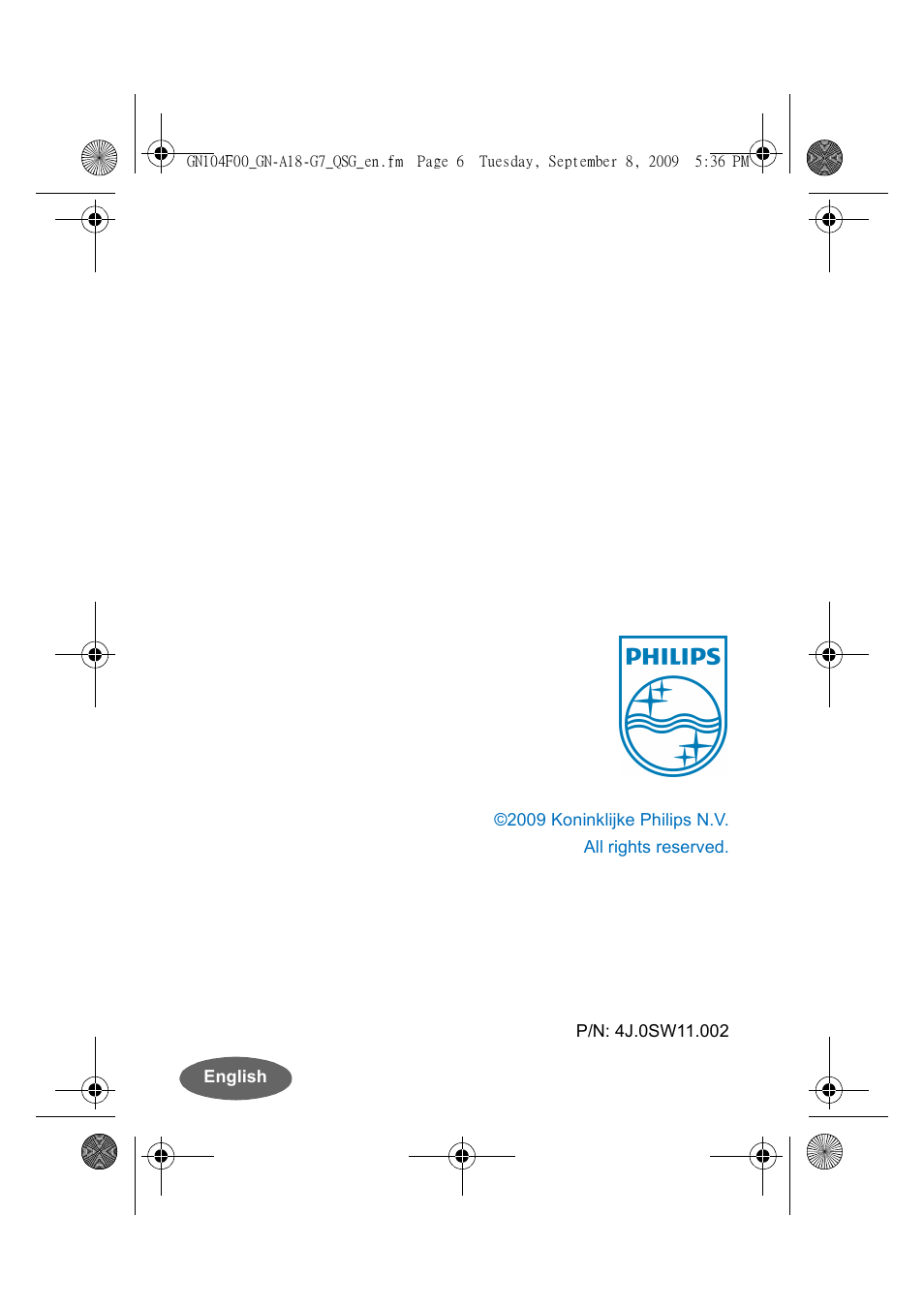 Philips SPF3410-G7 User Manual | Page 16 / 16