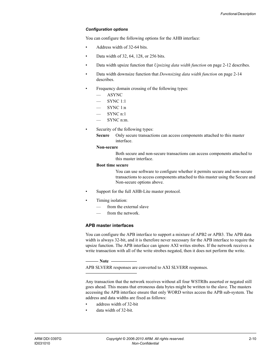 ARM AMBA NIC-301 User Manual | Page 25 / 54
