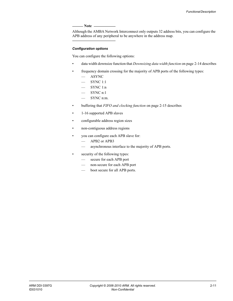 ARM AMBA NIC-301 User Manual | Page 26 / 54