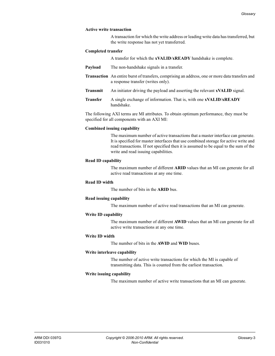 ARM AMBA NIC-301 User Manual | Page 52 / 54