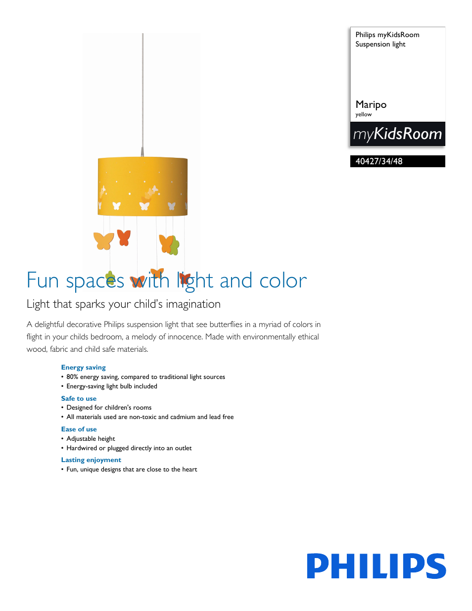 Philips 404273448 User Manual | 2 pages