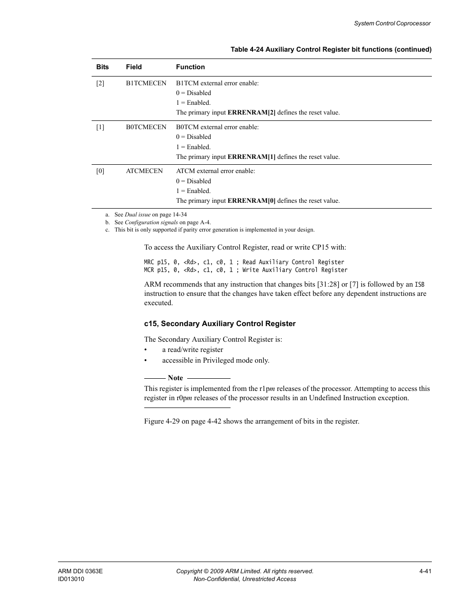 ARM Cortex R4F User Manual | Page 125 / 456