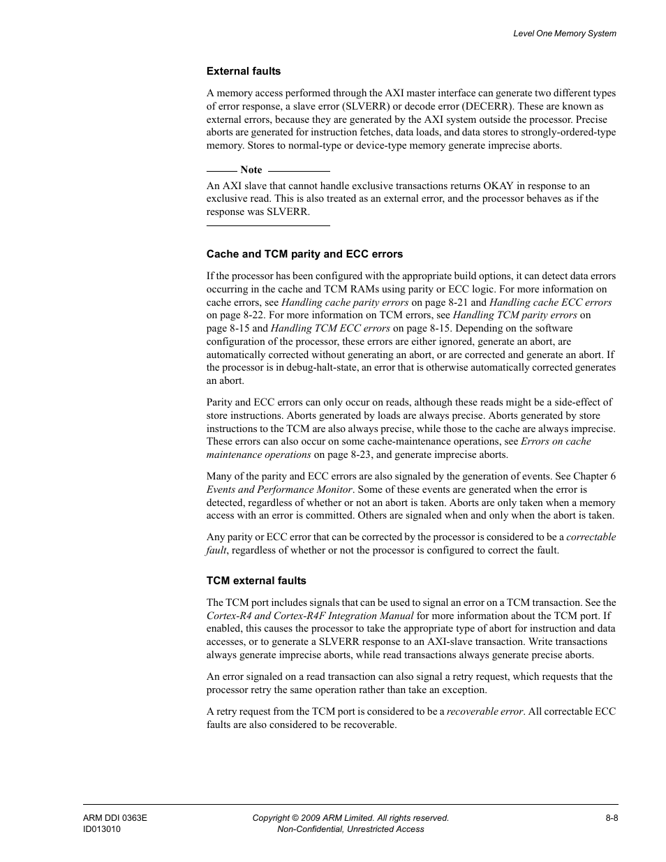 ARM Cortex R4F User Manual | Page 204 / 456