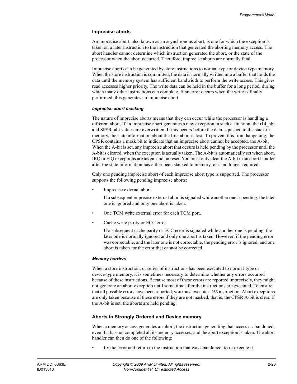 ARM Cortex R4F User Manual | Page 69 / 456