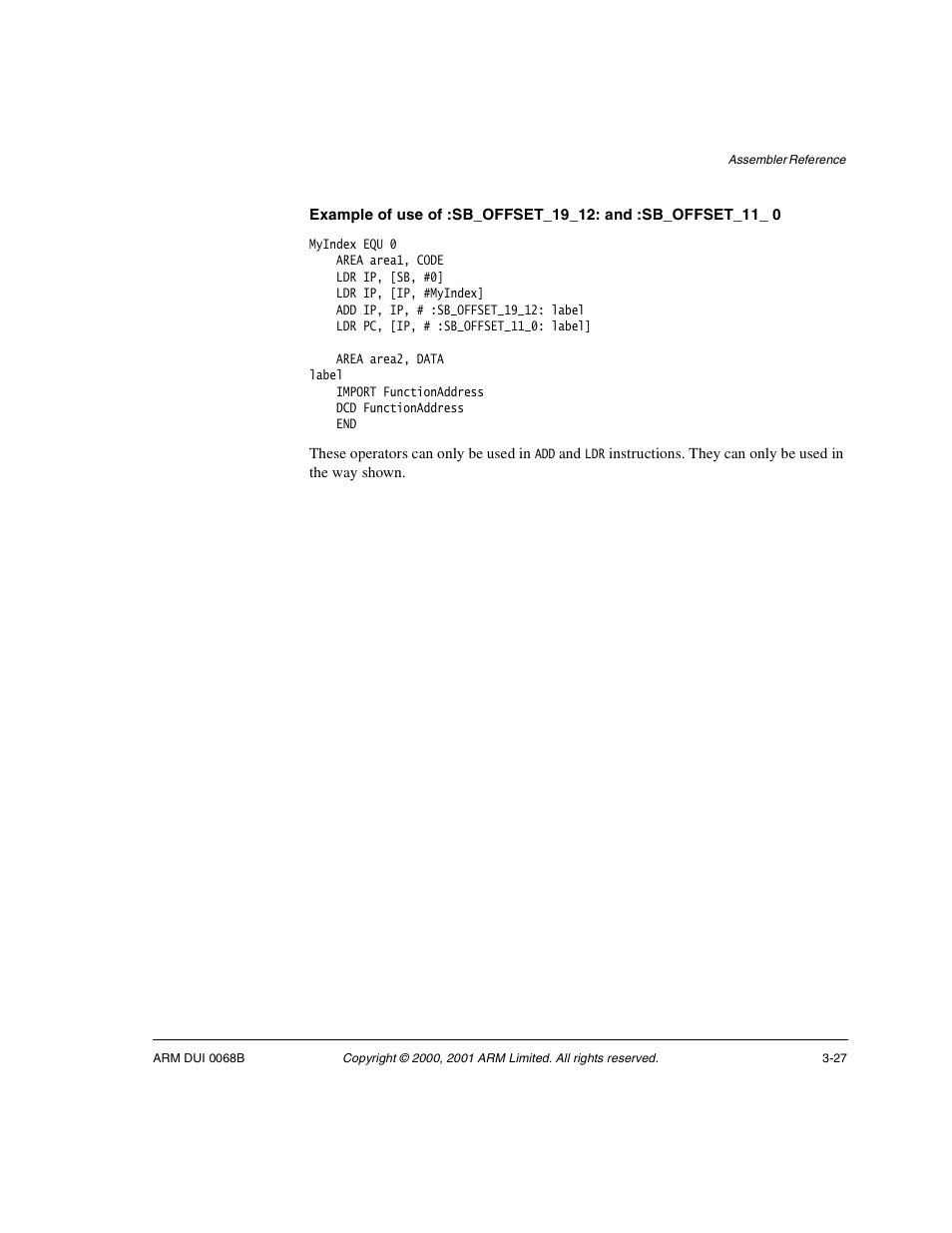ARM VERSION 1.2 User Manual | Page 105 / 360