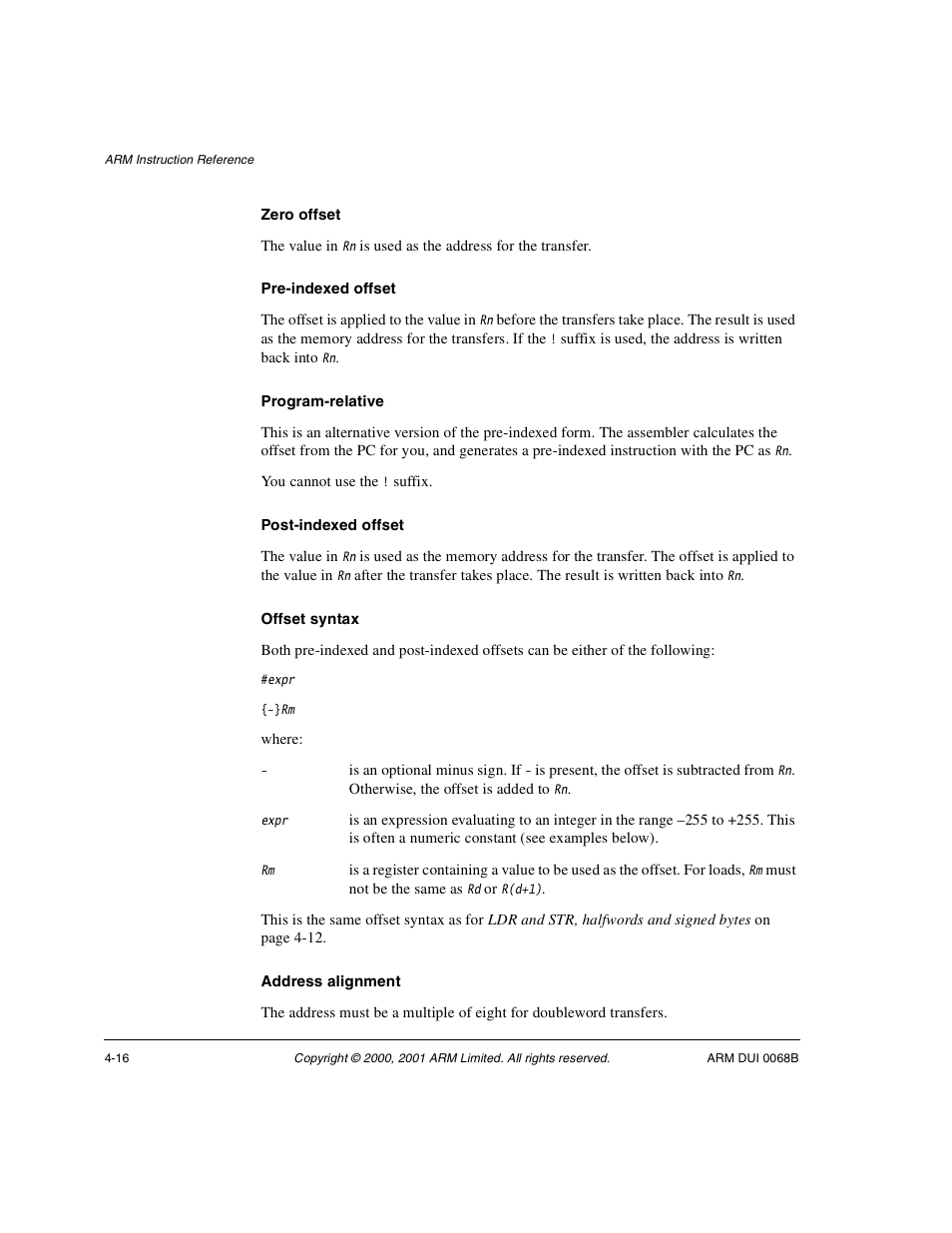 ARM VERSION 1.2 User Manual | Page 126 / 360