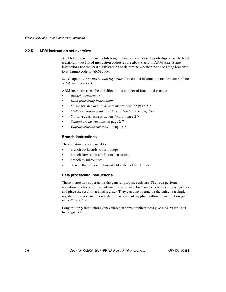 5 arm instruction set overview | ARM VERSION 1.2 User Manual | Page 18 / 360