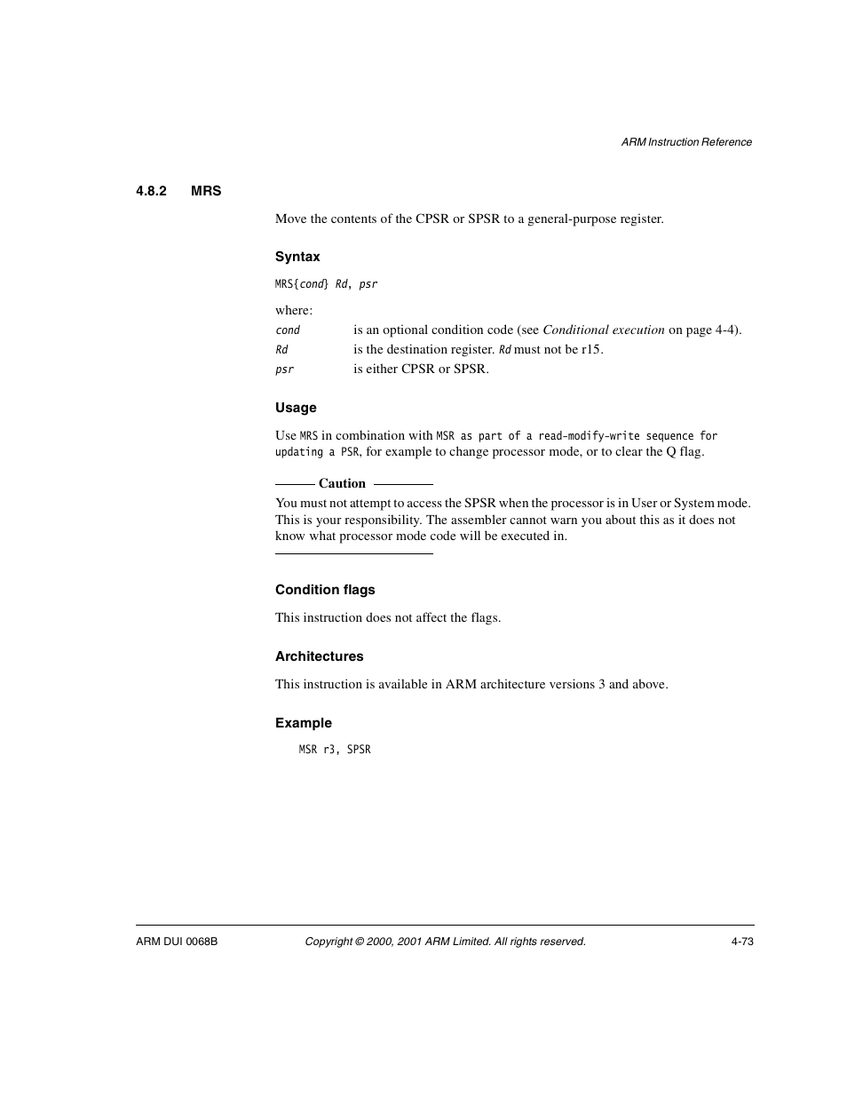 2 mrs | ARM VERSION 1.2 User Manual | Page 183 / 360
