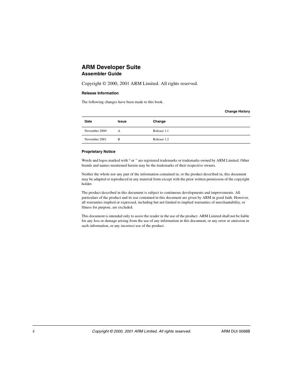 Arm developer suite | ARM VERSION 1.2 User Manual | Page 2 / 360